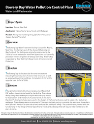 Bowery Bay FRP - Wastewater Treatment